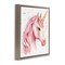 Stupell Industries Pink Unicorn with Paint Splatter Floating Frame, design by Creative Studio